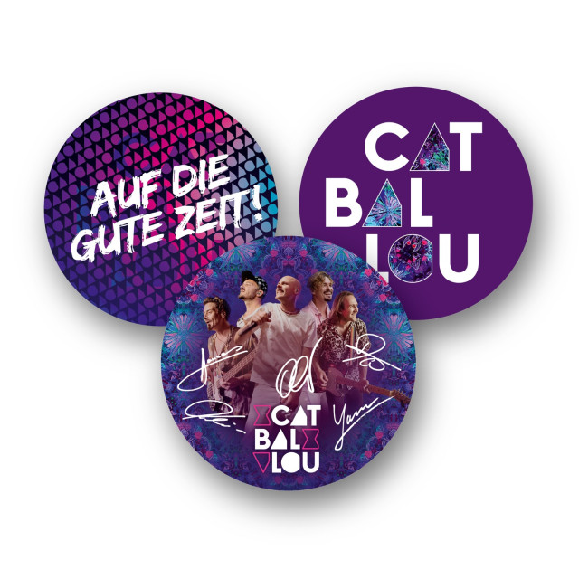 Aufkleber 3er Set (Shop Art-No. cbS0071) | Cat Ballou