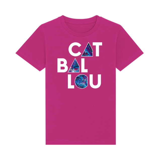 Cat Ballou - Shirt, magenta - Kids (Shop Art-No. cbS0045) | Cat Ballou