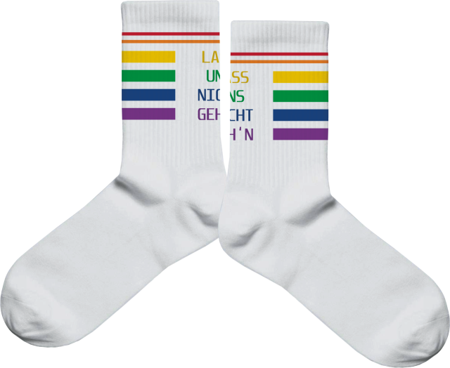 Socken Lass uns nicht gehn (Shop Art-No. cbS0092) | Cat Ballou