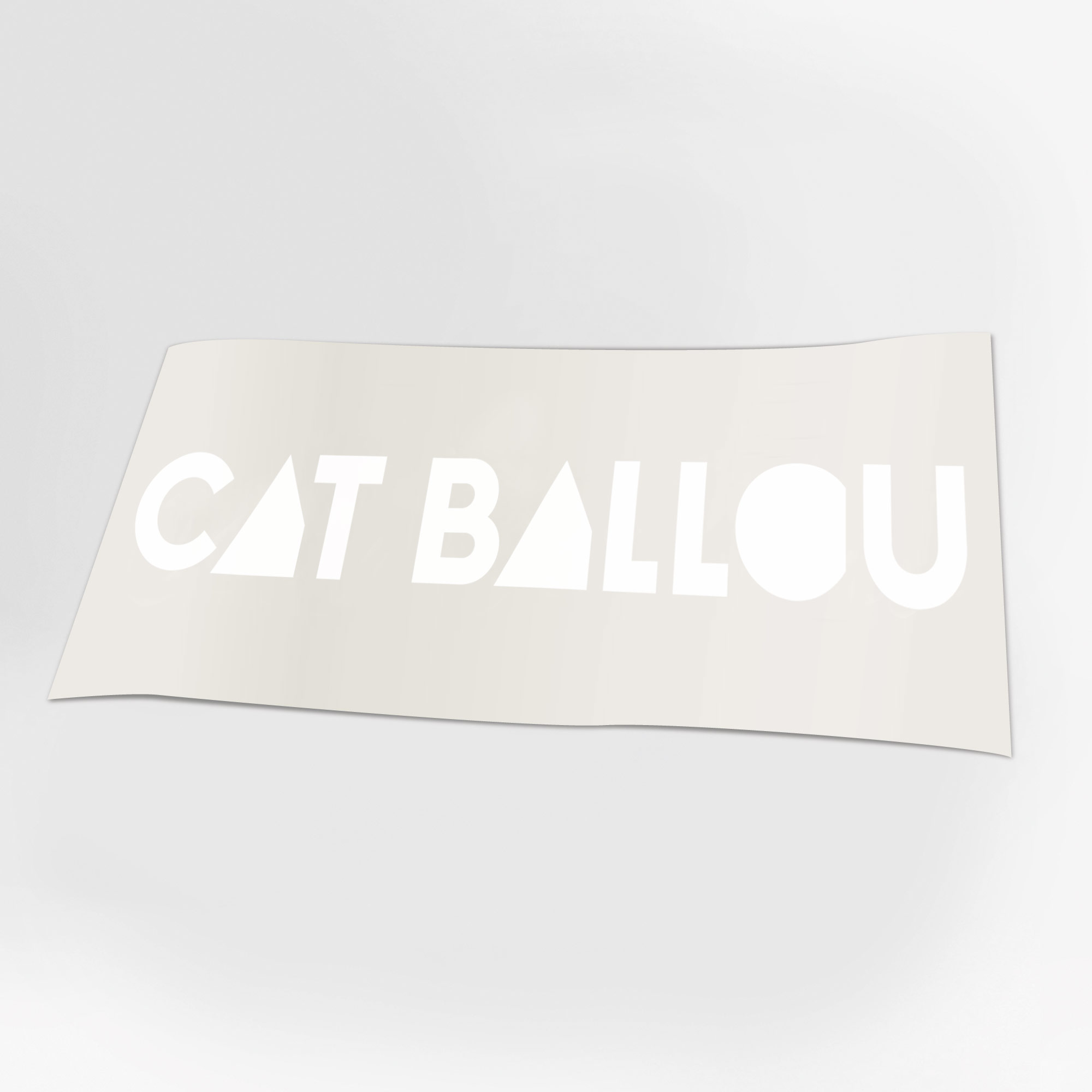 Cat Ballou Heckscheibenaufkleber (Shop Art-No. a0040) | Cat Ballou