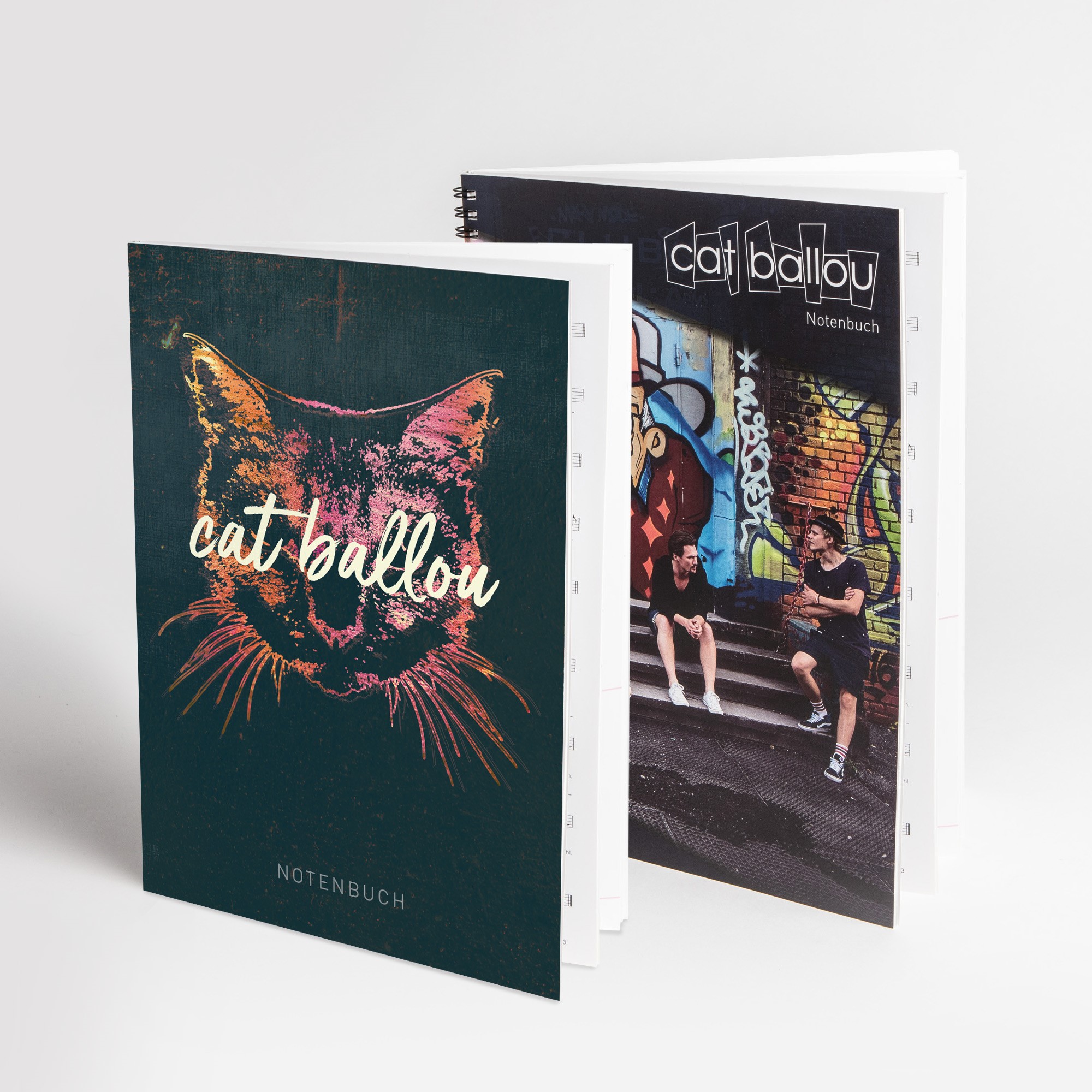 Notenbuch ,,Cat Ballou + Notenbuch ,,Lokalpatriot & Mir jetz he (Shop Art-No. b0003) | Cat Ballou