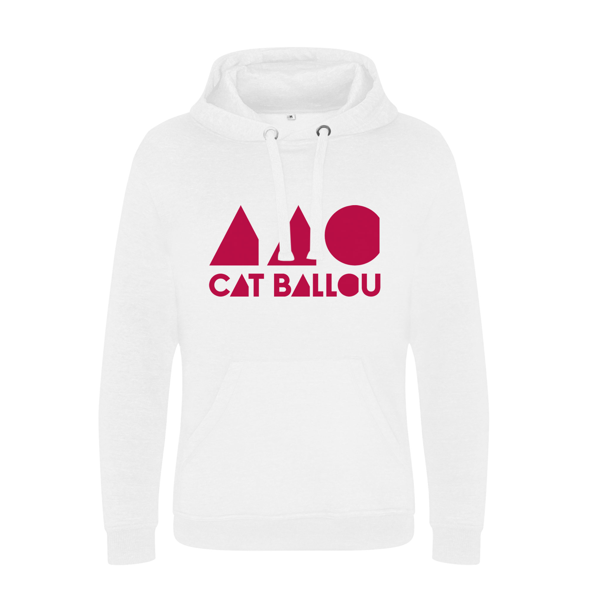 Cat Ballou Logo Hoodie, weiss (Shop Art-No. cbH00005) | Cat Ballou