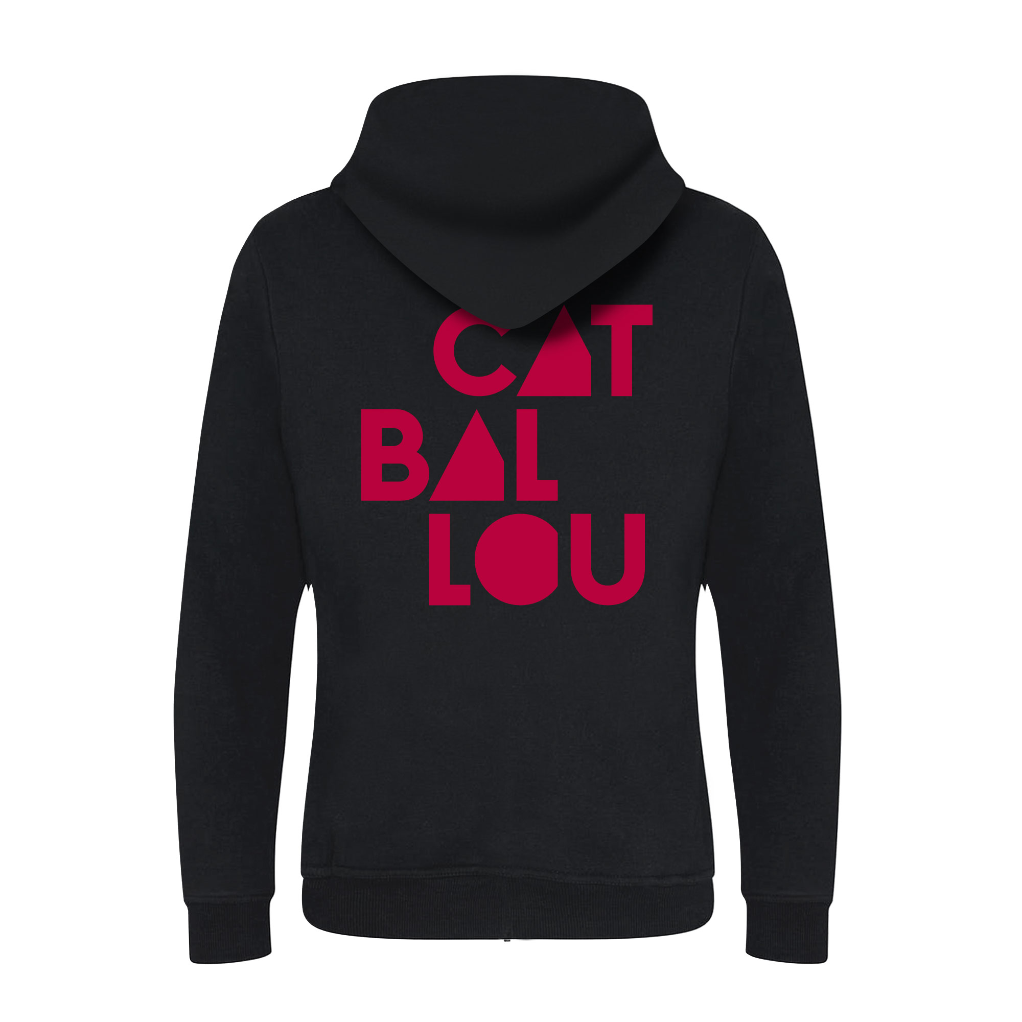 Cat Ballou Logo Zoodie, schwarz (Shop Art-No. cbH00006) | Cat Ballou