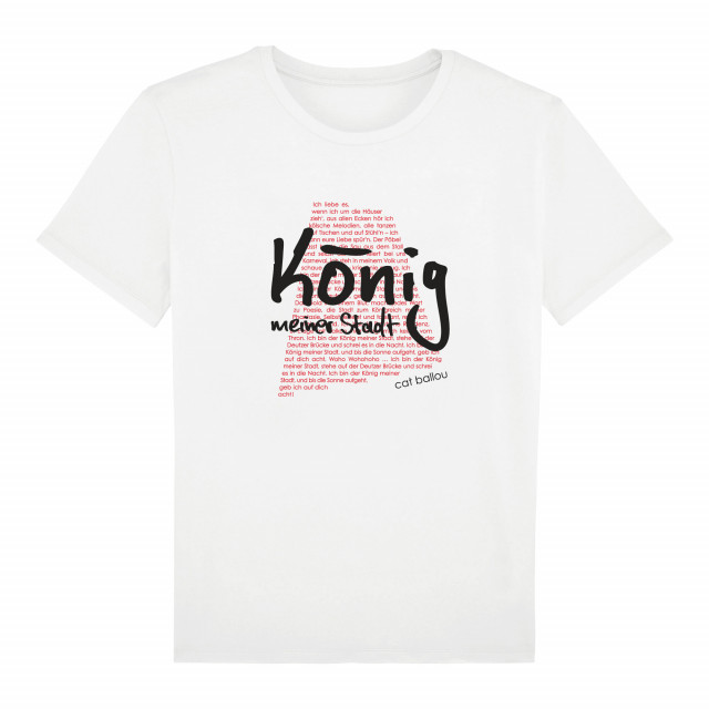 Shirt Song-Text König (Shop Art-No. cbS00031) | Cat Ballou