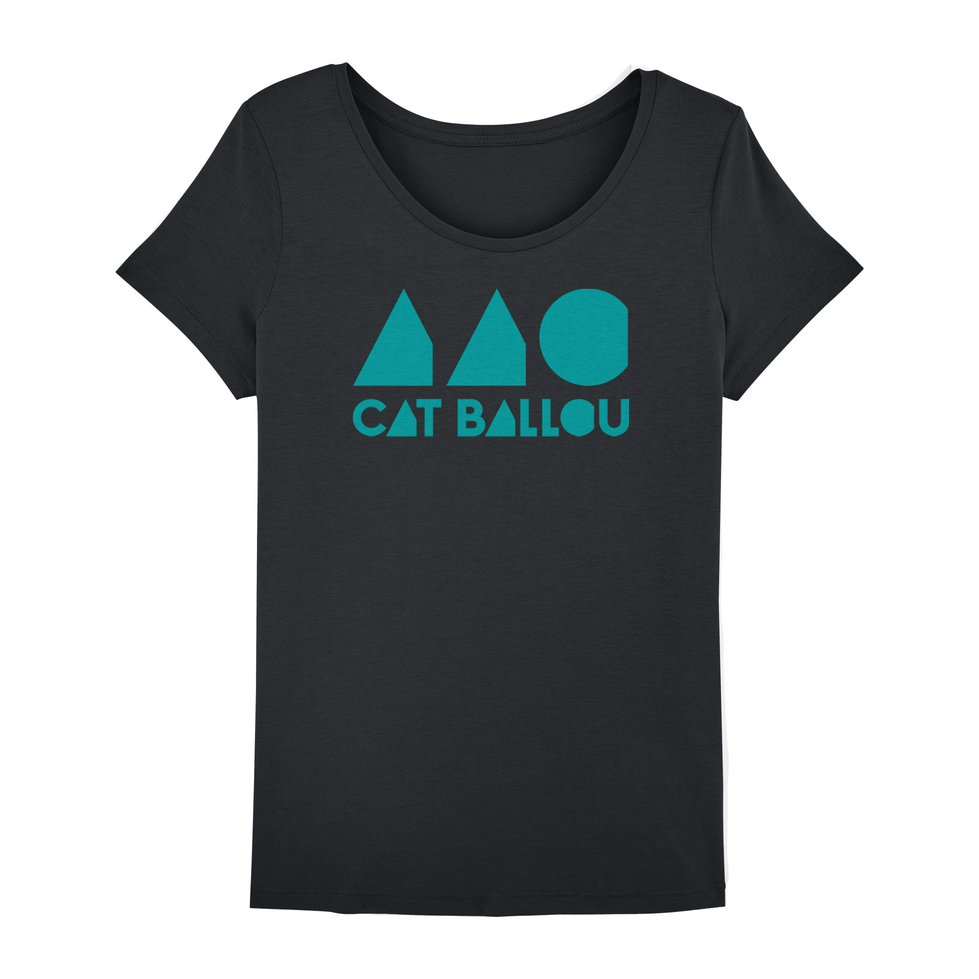 Cat Ballou Logo Shirt, woman, schwarz (Shop Art-No. cbS0036) | Cat Ballou