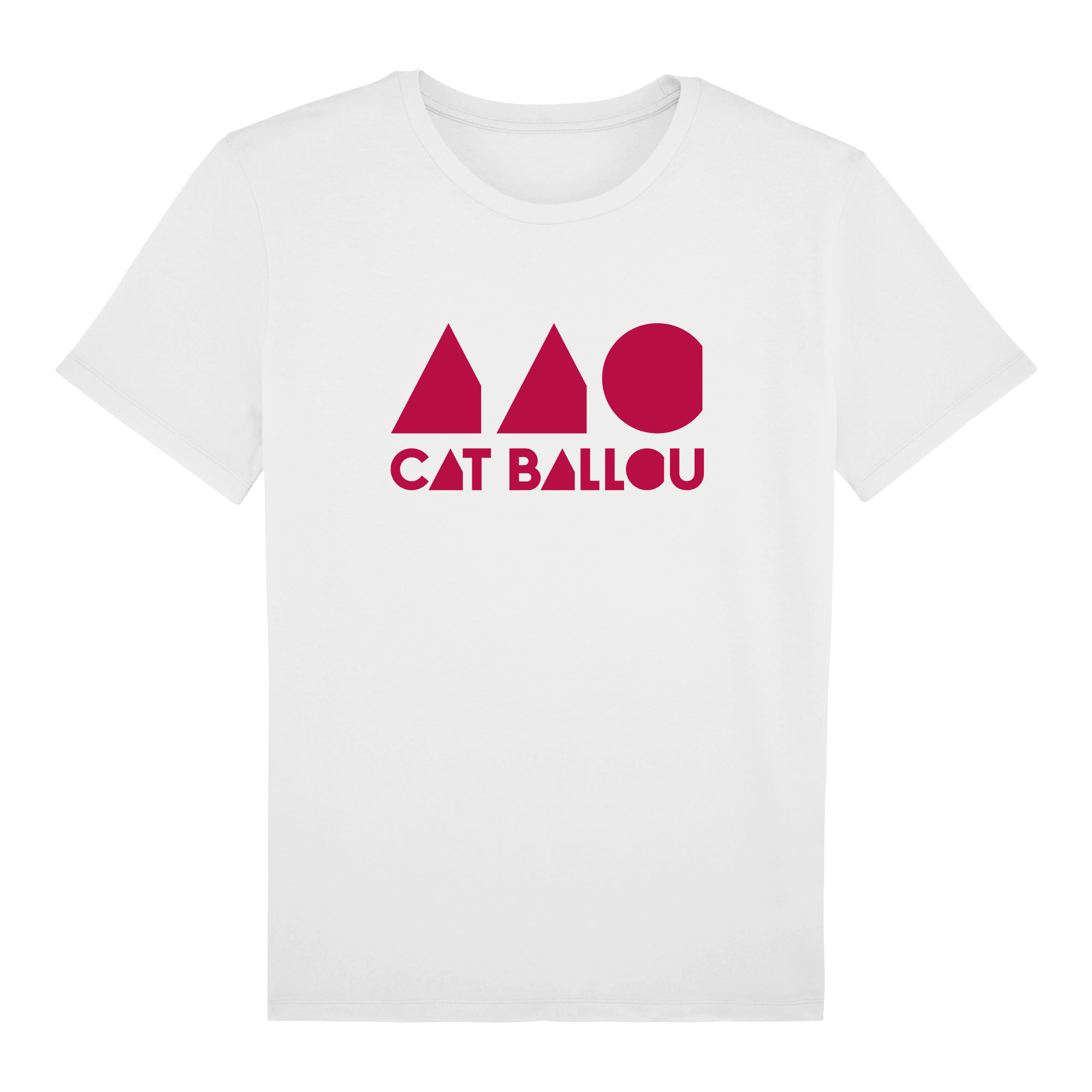Cat Ballou Logo Shirt, unisex, weiss (Shop Art-No. cbS0037) | Cat Ballou