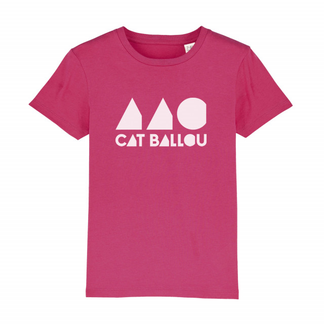 Cat Ballou Logo Shirt, Kinder, Raspberry (Shop Art-No. cbS0039) | Cat Ballou