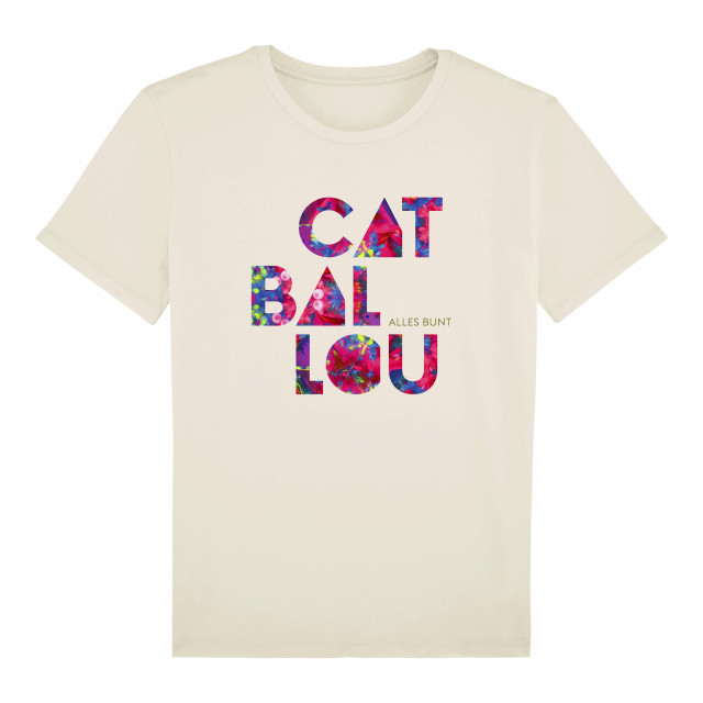 ALLES BUNT Logo Shirt, natural raw (Shop Art-No. cbS00041) | Cat Ballou