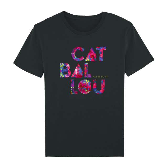 ALLES BUNT Logo Shirt, schwarz (Shop Art-No. cbS00042) | Cat Ballou